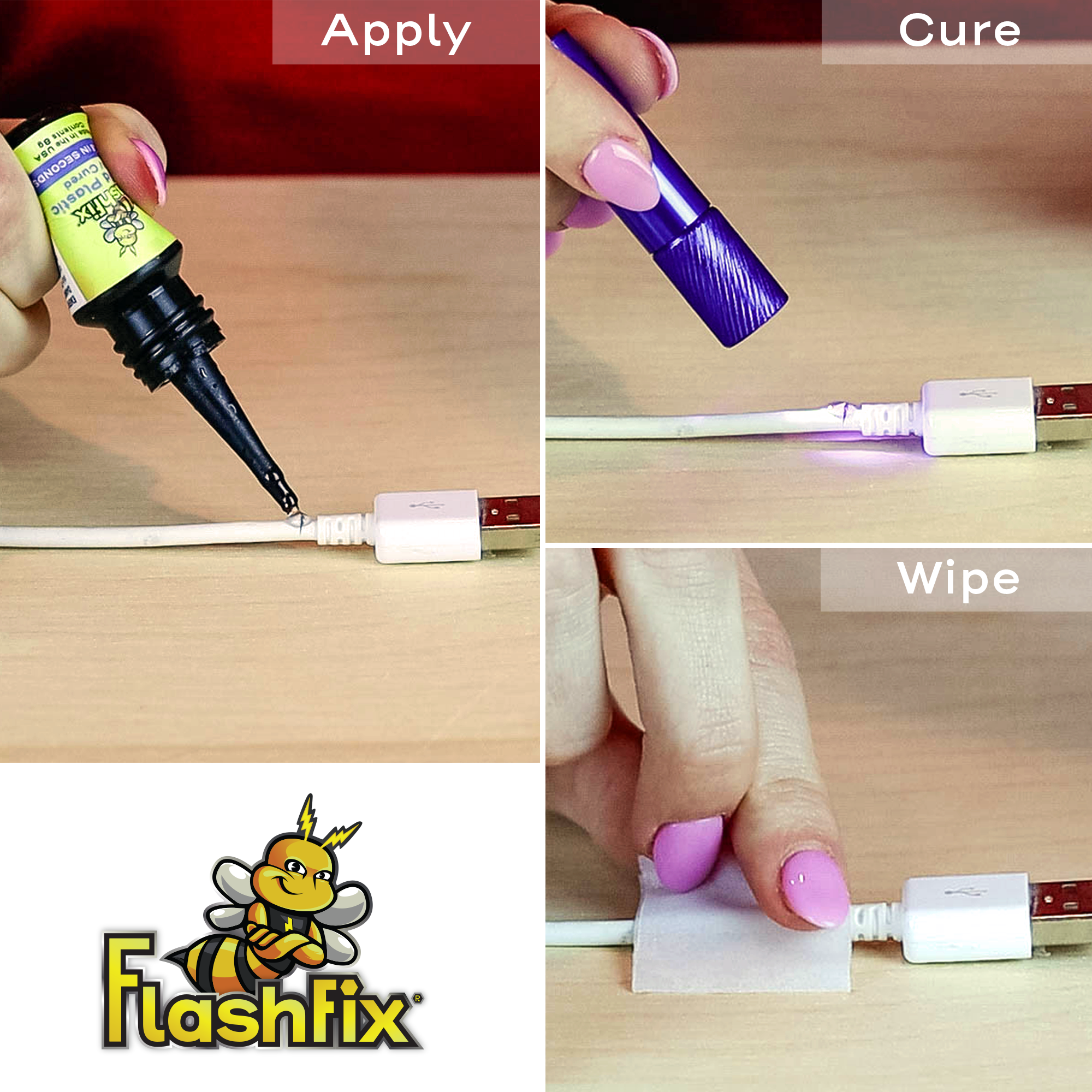 Liquid Plastic Adhesive Kit